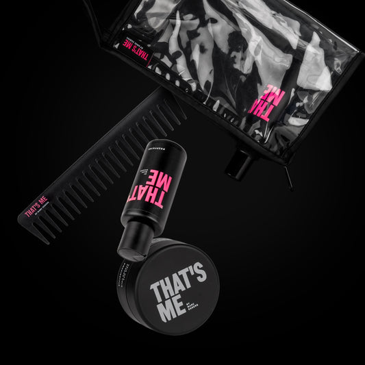 Care-Set 100ml mit Kulturbeutel (Haarwachs + Haarverdigger + Haarshampoo)