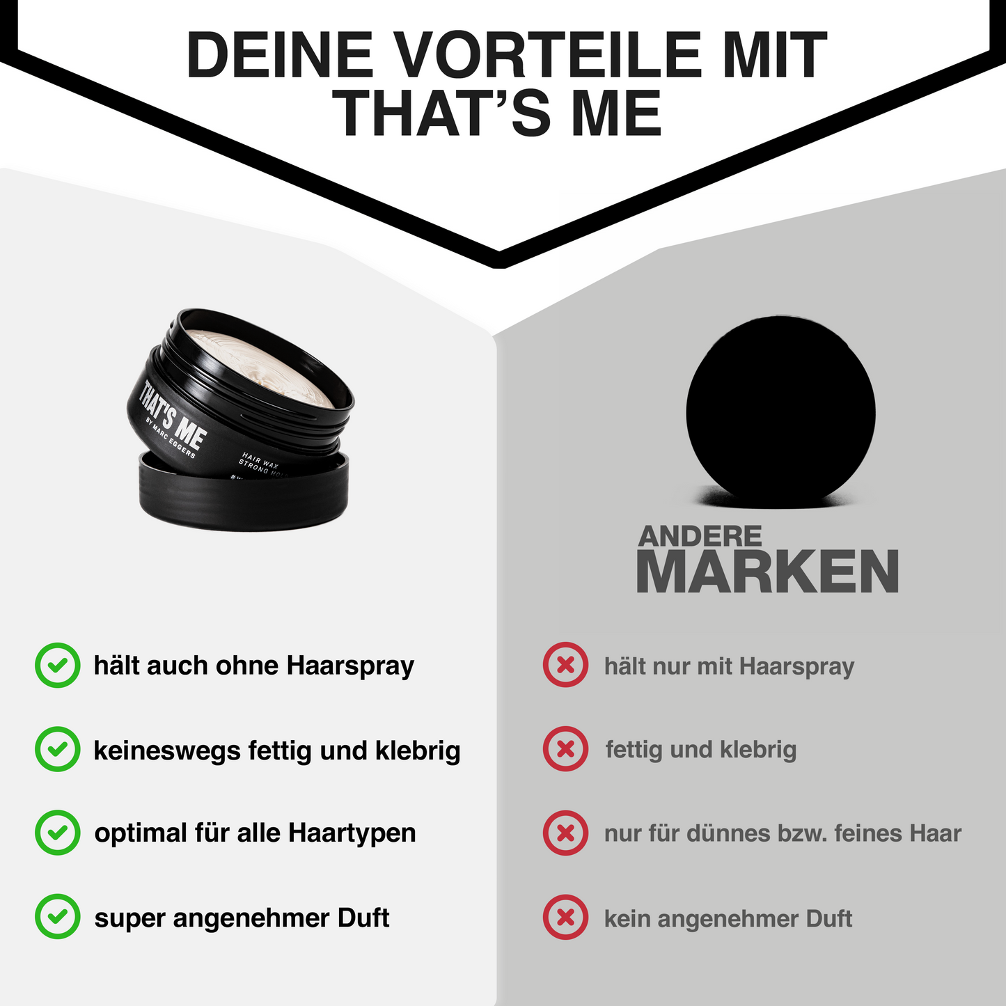 Haarwachs 2er-Set